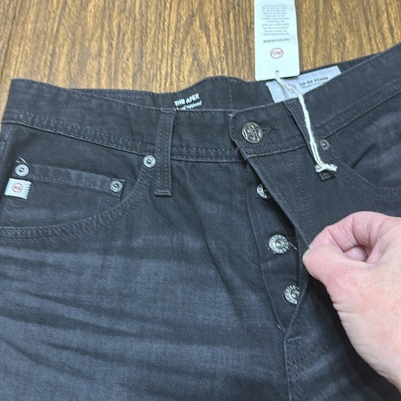 NWT Adriano Goldschmied AG Apex Men's Black Slouchy Relaxed Tapered Jeans, Sz 28 - Picture 9 of 13